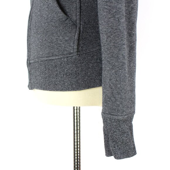 Lululemon Scuba Hoodie Light Cotton Fleece Full Zip Heathered Dark Grey Jacket 2 - Picture 4 of 7